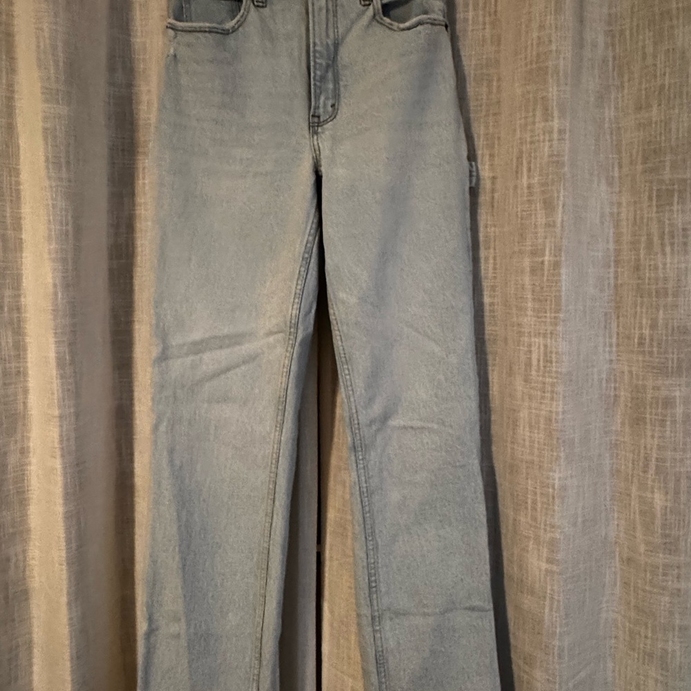 Abercrombie & Fitch Light Blue Straight Leg Jeans